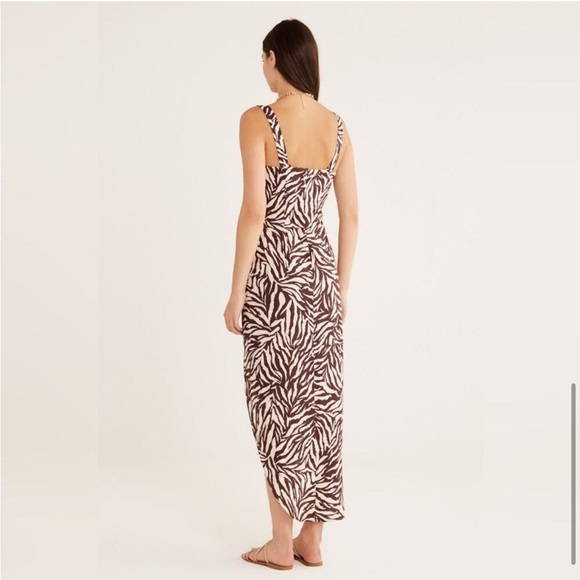 Rumer The Label Cyrus Zebra Maxi Dress XS - Picture 3 of 6